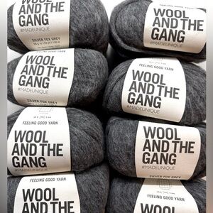 Wool and the Gang - Feeling Good Yarn in silver fox grey x 8